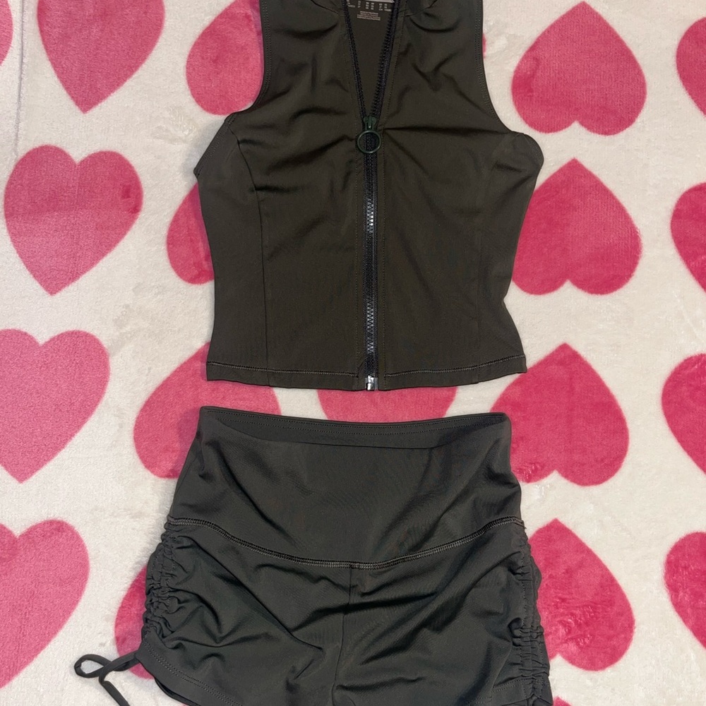 Forever 21 Dark Green set